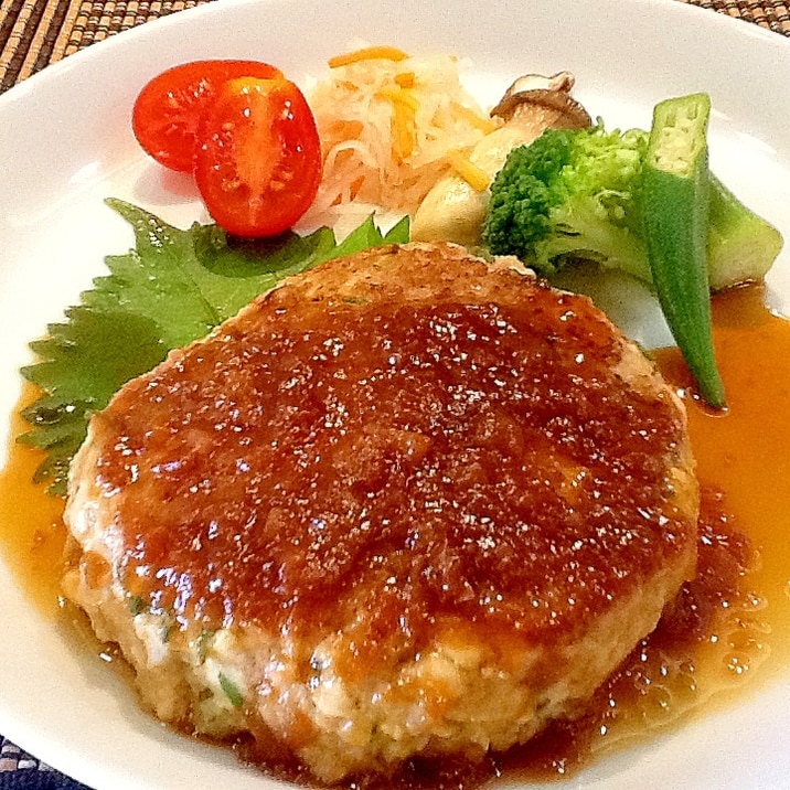 ふわふわ豆腐ハンバーグ はちみつ梅ソース レシピ 作り方 By U Smyles 楽天レシピ ふわふわ豆腐ハンバーグ はちみつ梅ソース レシピ 作り方 By U Smyles 楽天レシピ